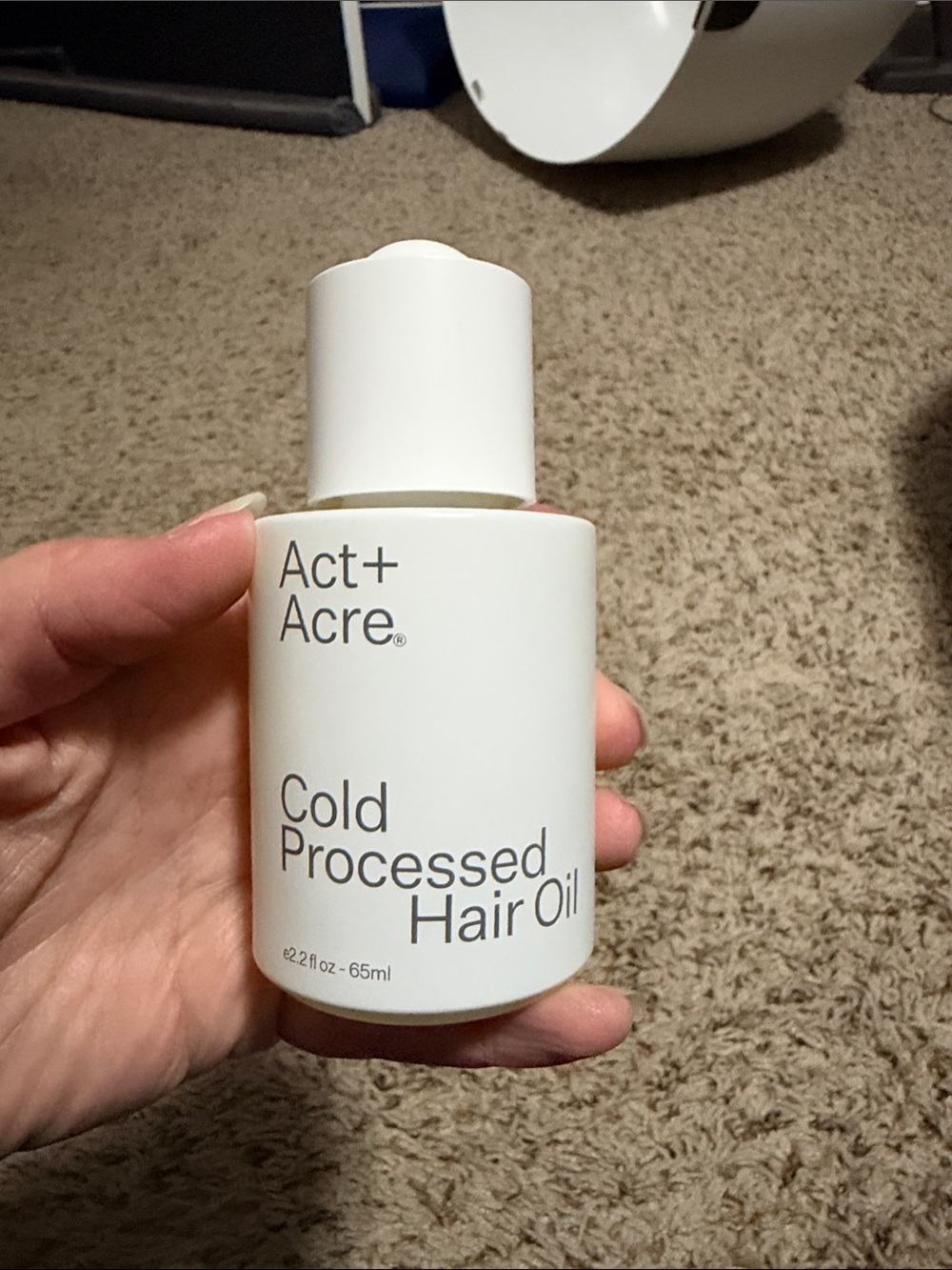 Act + Acre Hair Cold Pressed Hair Oil